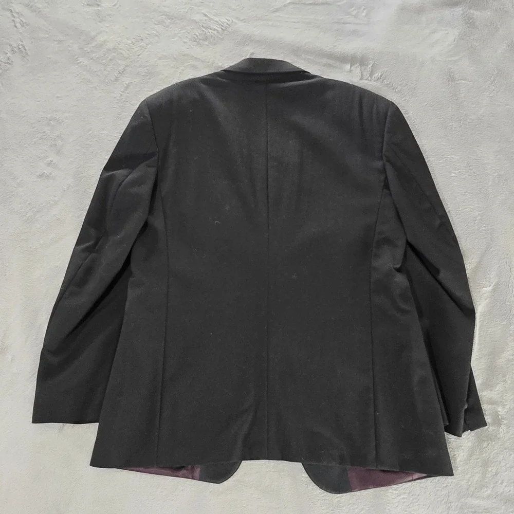 Givinchy Vintage Tuxedo Black Dinner Jacket Tux Blazer Sport Coat 44 Inch Chest‎